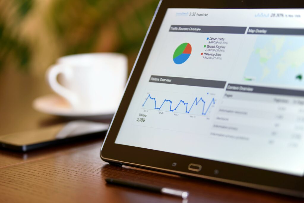 web analytics dashboard